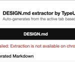 Chrome extension that helps you extract styles from any website